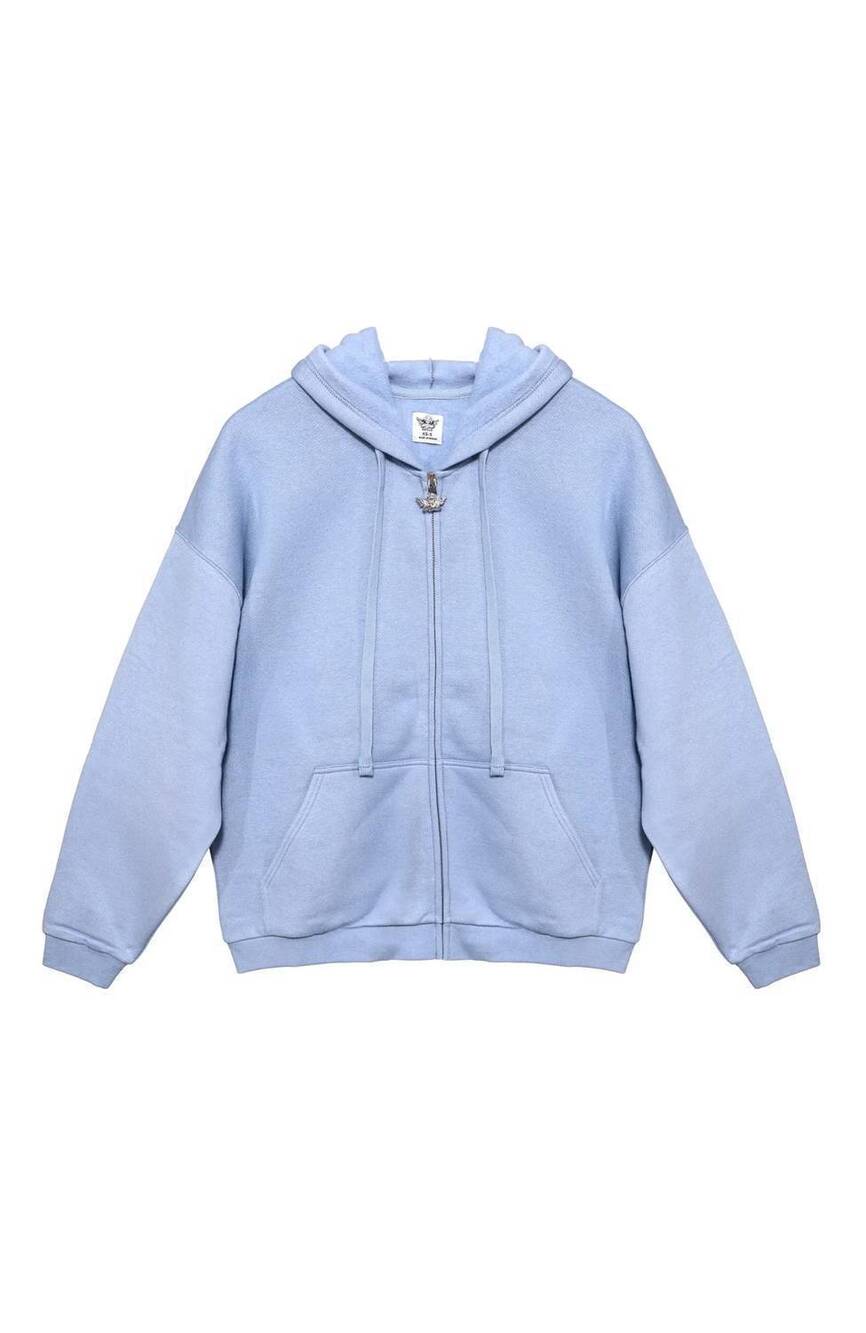 NEW BOYS LIE women's athletic department v3 harley zip-up jacket in blue